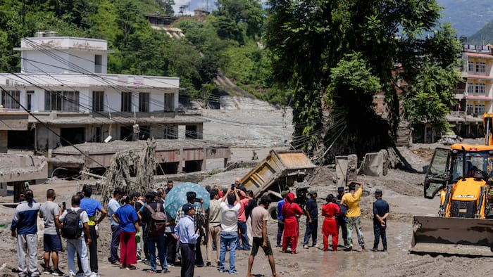 Nepal flood cause