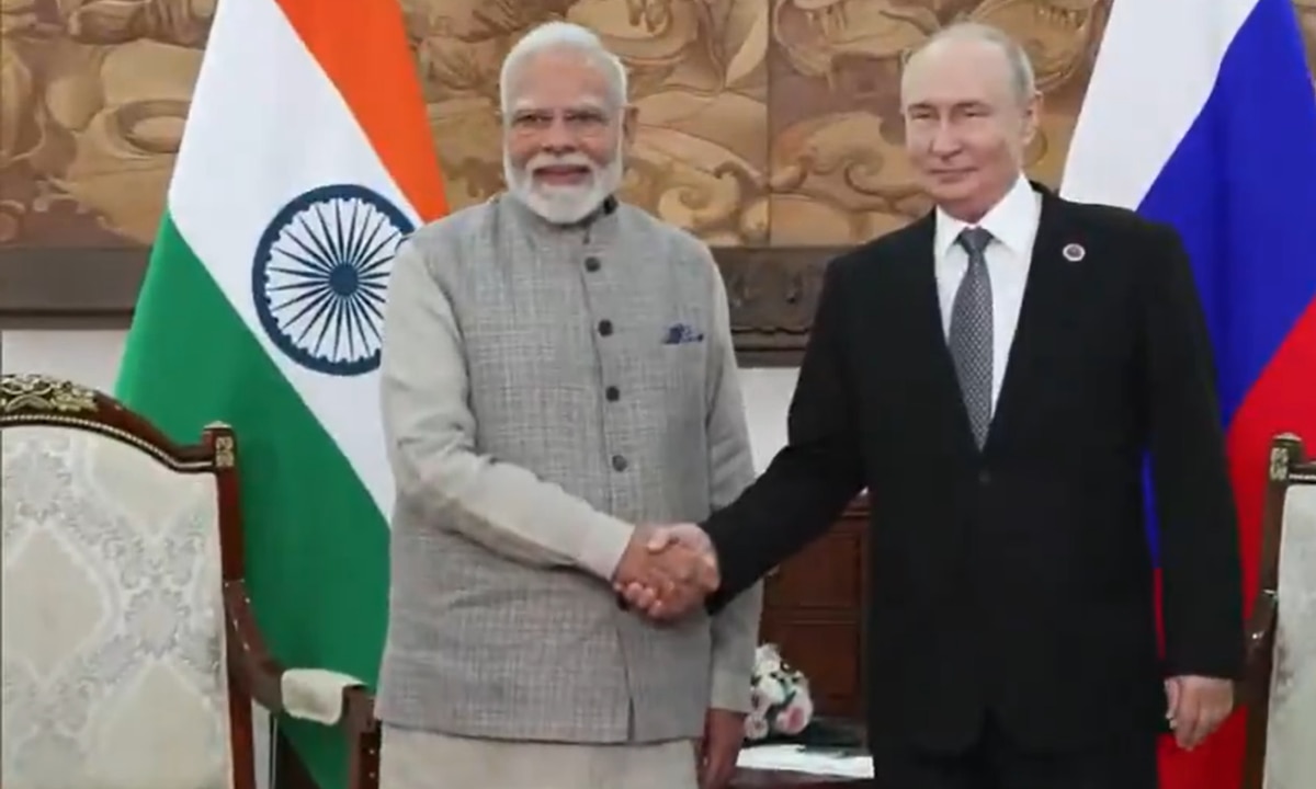 ‘Shift from endless war to the end of war’: PM Modi meets Russian President Putin on sidelines of SCO Summit in Bishkek, calls for peace