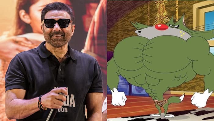 Sunny Deol recreates viral ‘Papa Hu Papa’ dialogue from Oggy and the Cockroaches, fans can’t keep calm - Watch video