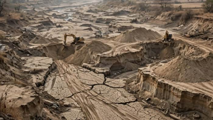 Industrial Sand mining