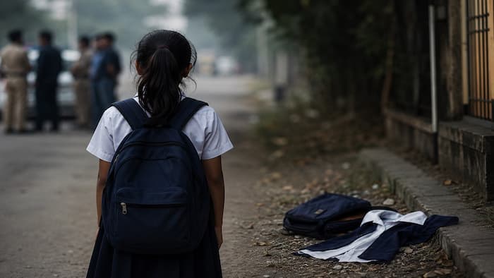 Class 10 girl goes missing after school in Patna, bag and school uniform found near railway tracks, CCTV footage shows her leaving with a friend