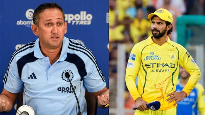 Ajit Agarkar and Ruturaj Gaikwad