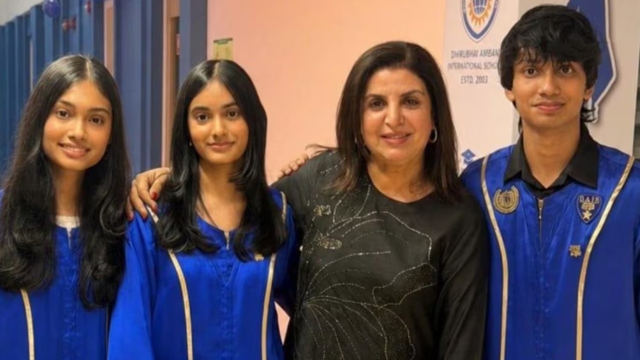 Farah Khan gets emotional as triplets head to 3 different US colleges for ...