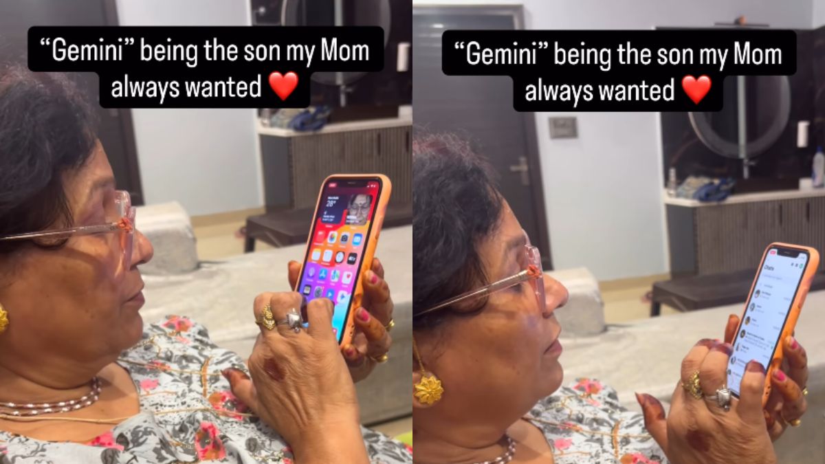 Mom gets Gemini’s help posting WhatsApp status, son says AI is ‘the son she always wanted’ | WATCH