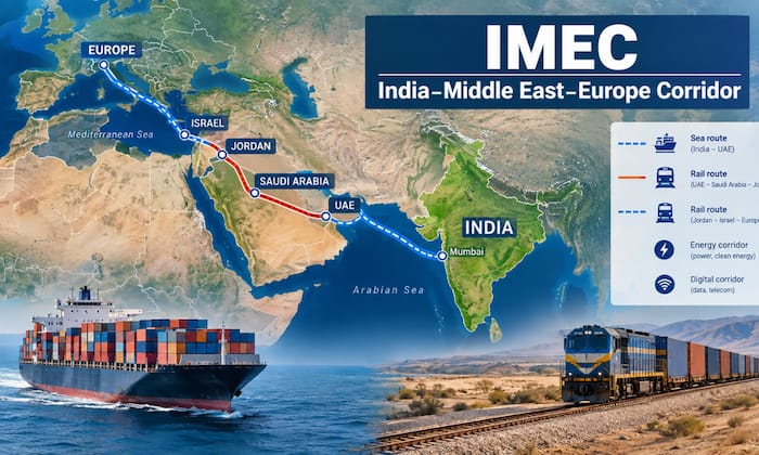 What is the India-Middle East-Europe corridor that Trump has pitched as a solution to Iran problem? What is the India link of IMEC?