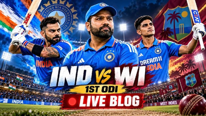 India vs West Indies first ODI live