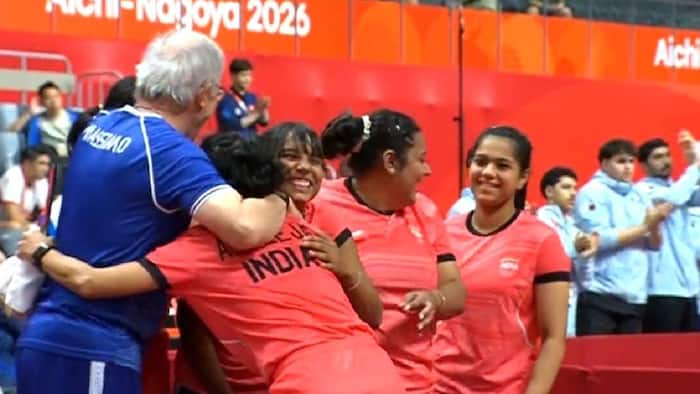 India women's impressive performance in Table Tennis