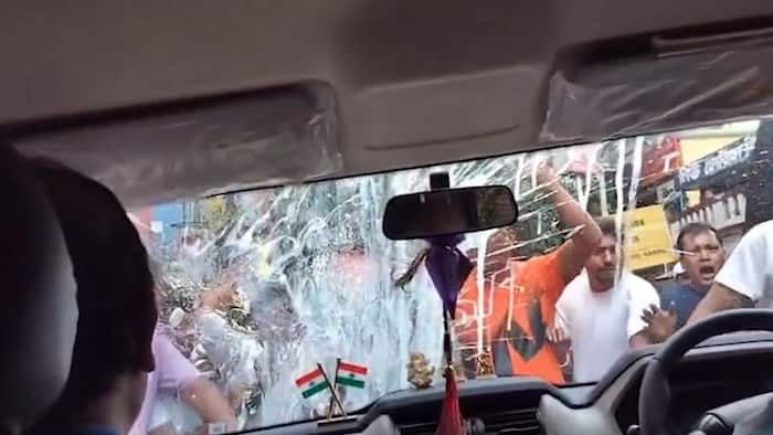 Kunal Ghosh's car attacked: Eggs, stones thrown at TMC MLA on his way to Mamata's rally