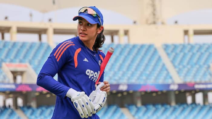 Mandhana misses record by one six