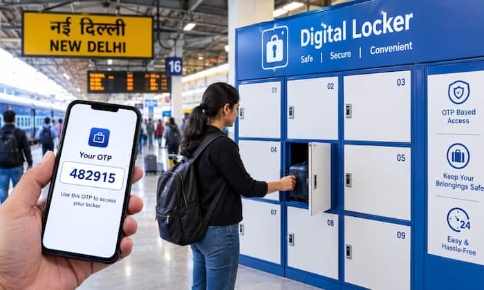 OTP-based Digital locker facility introduced at These major railway stations of Delhi; check details here