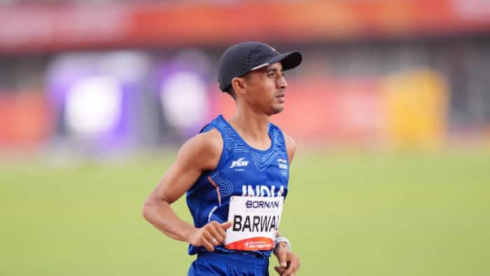 Sawan Barwal wins silver medal for India in marathon