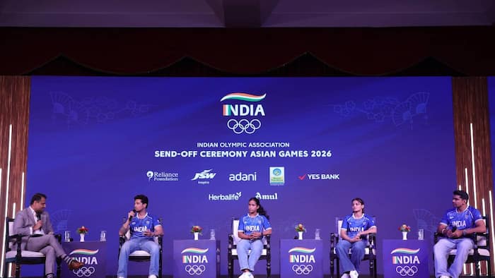 Team India gets grand send-off for Asian Games 2026