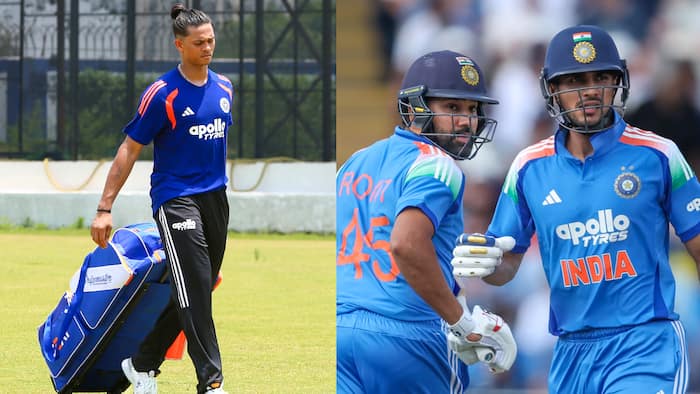 Yashasvi Jaiswal, Rohit Sharma and Shubman Gill