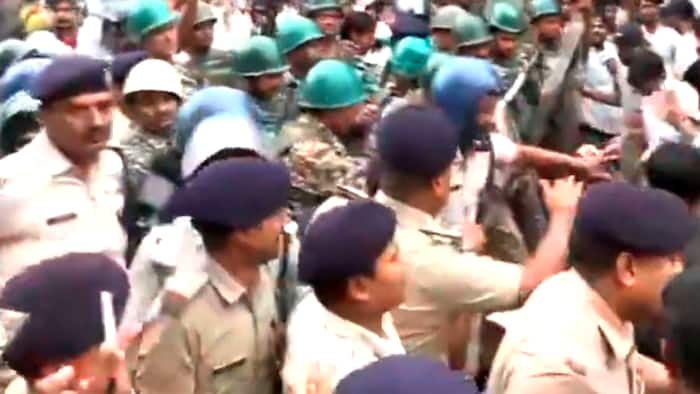 bihar student protest