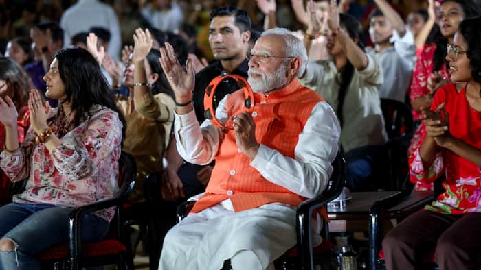 'No time to answer serious questions': Congress takes dig at PM Modi over 'bhajan clubbing'; BJP counters back