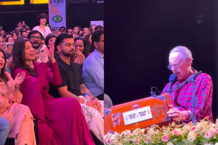 Anushka Sharma, Virat Kohli attend Krishna Das concert, couple gently grooves to devotional music