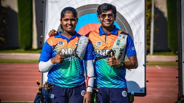 Dhiraj-Kumkum win silver medal for India