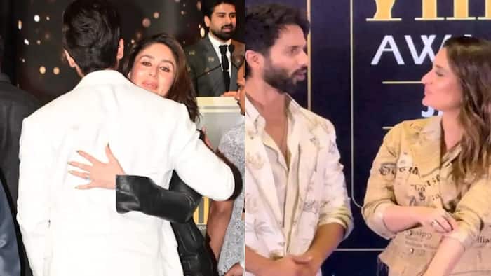 Kareena and Shahid Kapoor share another hug at IIFA, fans call it ‘Jab We Met 2.0’ moment- Watch
