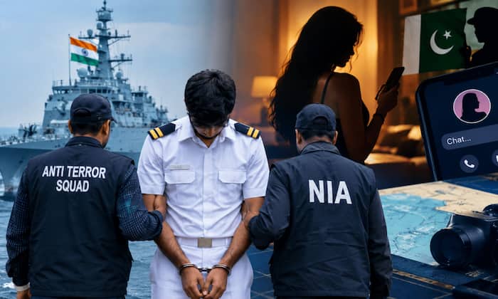 Honey-trap espionage racket busted as Indian Navy sailor arrested for leaking maritime intelligence to Pakistani operative