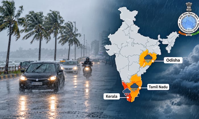 Weather tomorrow October 26 forecast: IMD issues heavy rain forecast for several states includes Kerala, Tamil Nadu and Odisha