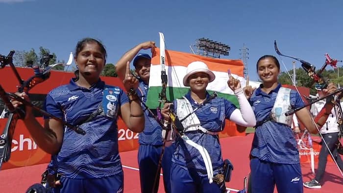 India wins gold medal in women's recurve archery