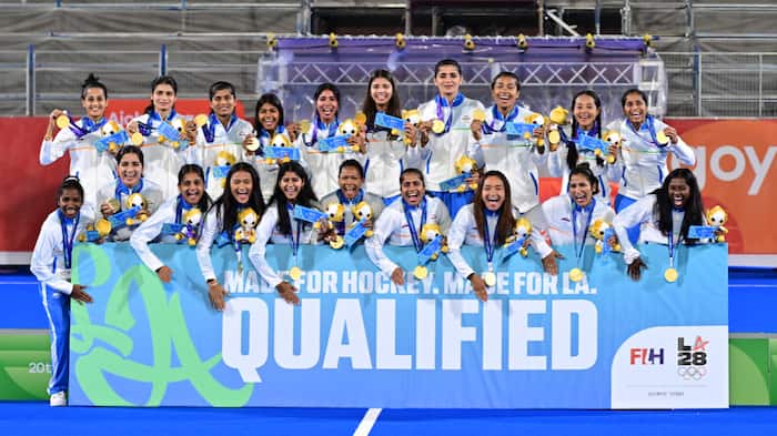 India women's hockey team win gold
