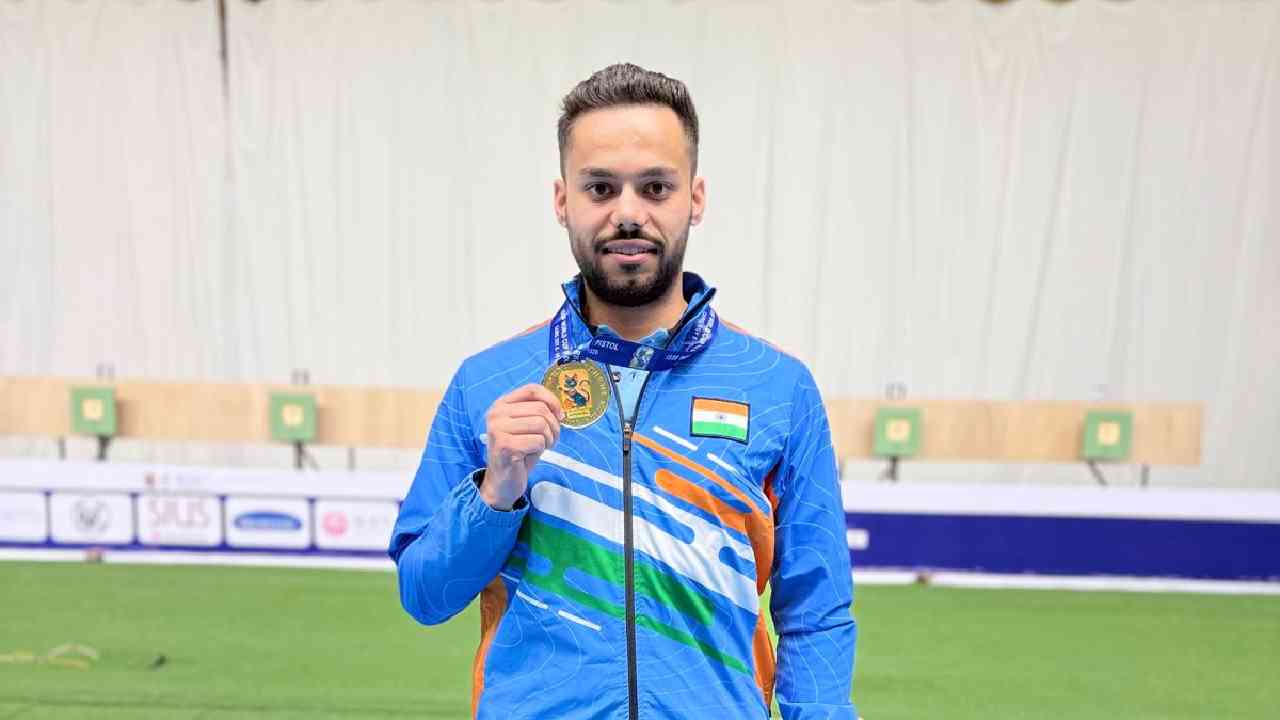 Udhayveer Sidhu wins gold in 10m air pistol at ISSF World Cup in Cairo