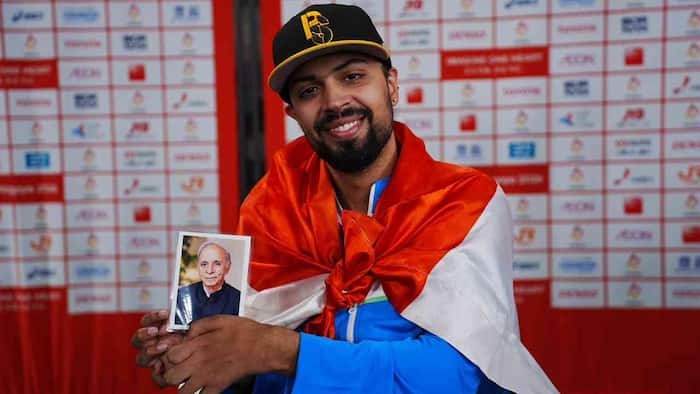 Pranav Soorma (F51 category) won gold at the Asian Para Games