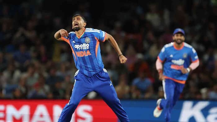 Prince Yadav dismisses Finn Allen for 16 runs off 14 balls in second T20I