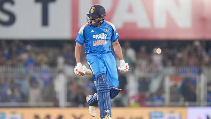 Rohit Sharma's unique celebration