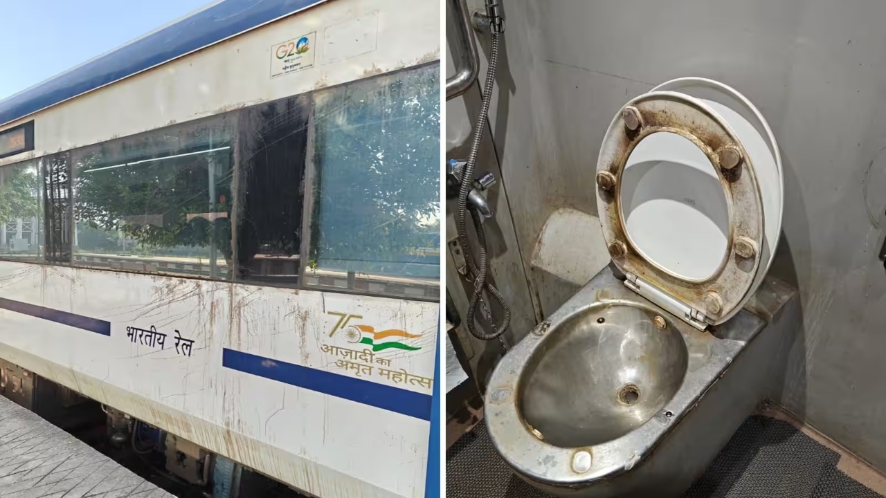 'Cleanest train no more?' Passenger shares shocking videos of Vande Bharat ...