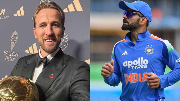 Virat Kohli congratulates Harry Kane after Ballon d'Or honour