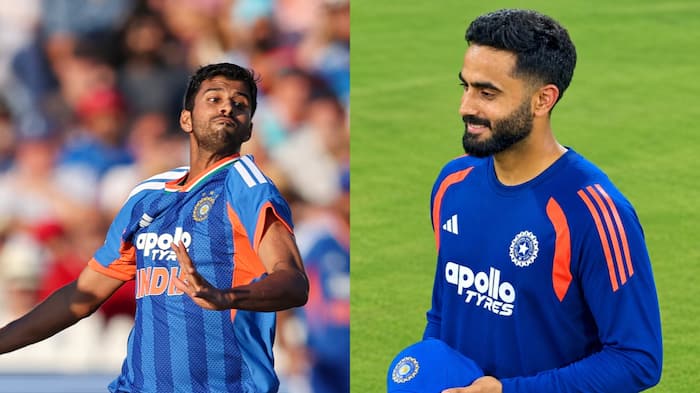 Washington Sundar and Naman Dhir