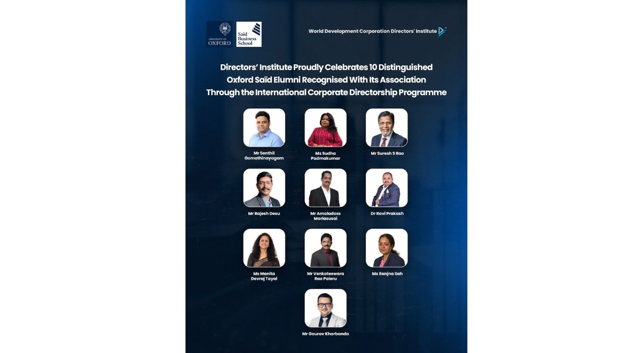 Tiered Leadership Development Programs Directors' Institute is proud to honor 10 outstanding Oxford Saïd alumni