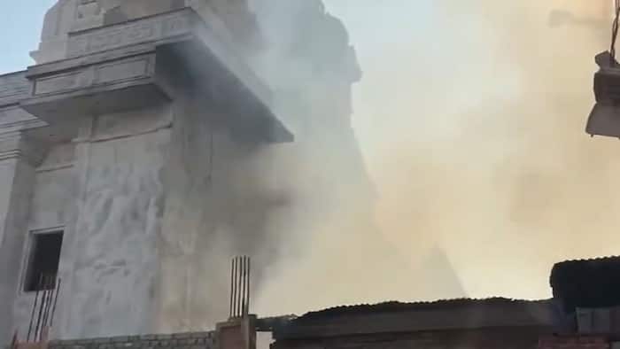 Noida: 1 dead as massive fire breaks out in Sector 126; several shops gutted