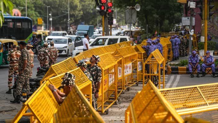 CJP protest LIVE: Delhi on high alert, over 250 trains cancelled, 45 metro stations shut, internet suspended ahead of Jantar Mantar march