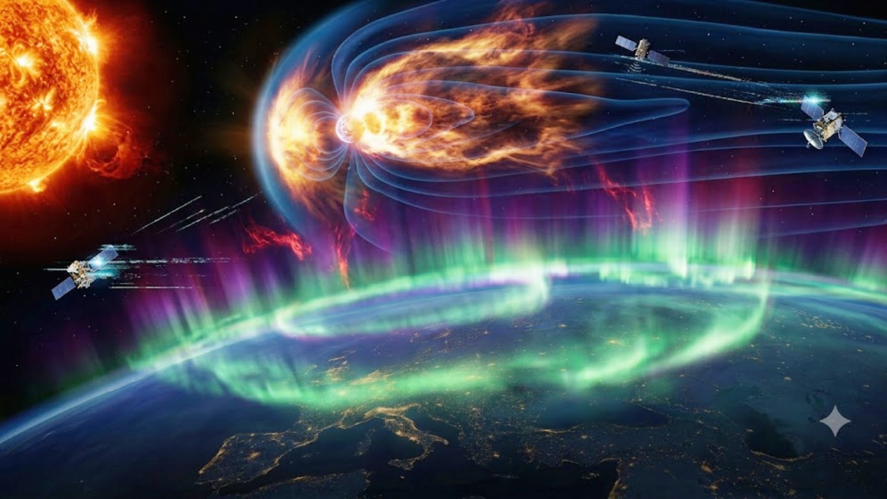 Solar Storm Tomorrow: Powerful geomagnetic storm to hit Earth - Will it affect India? Possible impact explained