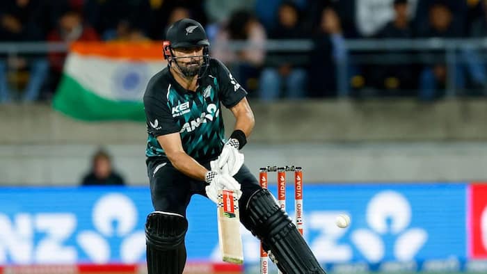 Watch: Daryl Mitchell becomes sixth Kiwi to score 2000 T20I runs during his half-century against India